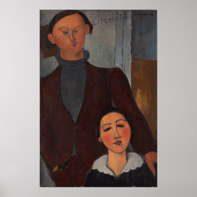 Modigliani - Jacques And Berthe Lipchitz 1917 Poster (Front)