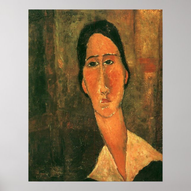 Modigliani - Jeanne H Buterne With A White Collar Poster (Front)