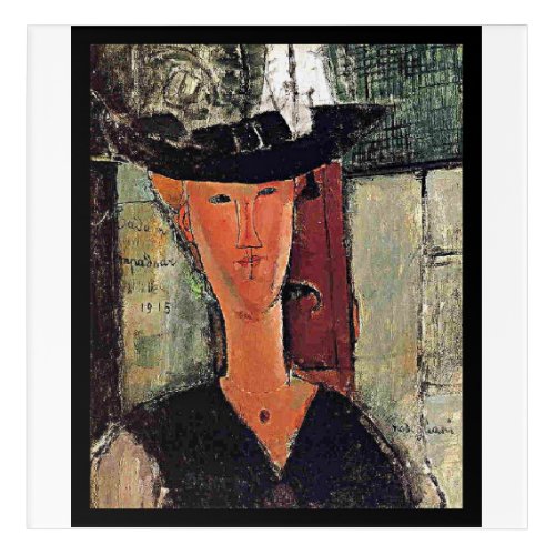 Modigliani _ Madame Pompadour portrait Acrylic Print