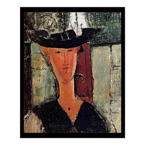 Modigliani _ Madame Pompadour portrait Poster