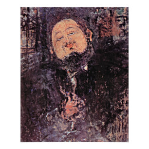 Modigliani - Portrait of Diego Rivera Poster
