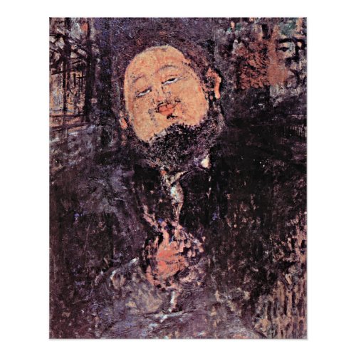 Modigliani _ Portrait of Diego Rivera Poster