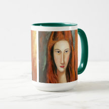 Modigliani - Portrait of Jeanne Hebuterne Mug