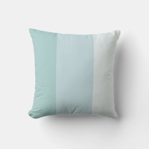 Modish Blue Green Striped Modern Template Square Throw Pillow