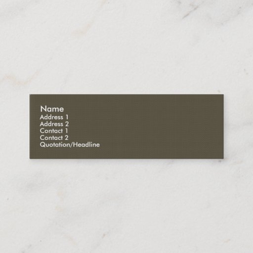 Customizable Modish brown leafs on retro purple background business card