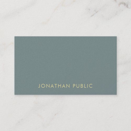 Modish Elegant Colors Professional Sleek Template Business Card