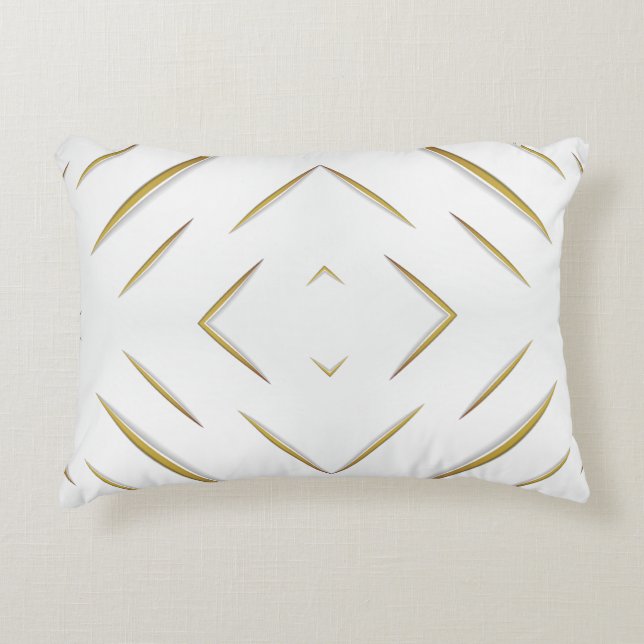 Modish Fabric Slits Decorative Pillow (Front)