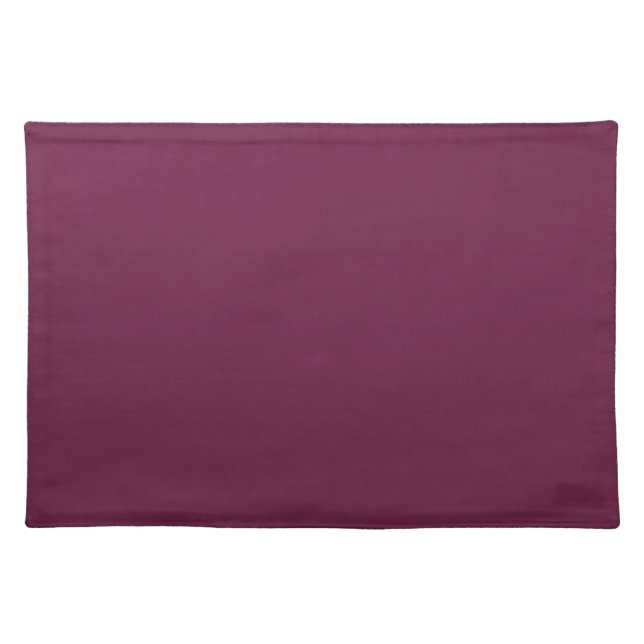 Modishly Masterful Maroon Color Cloth Placemat (Front)