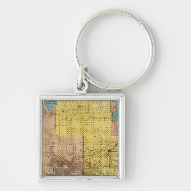 Modoc County, California Keychain (Front)