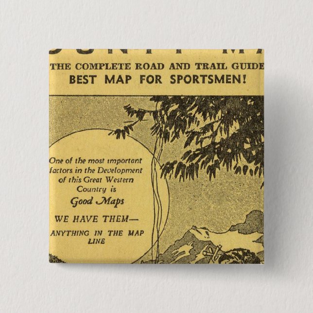 Modoc County Pinback Button (Front)