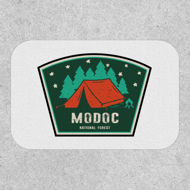 Modoc National Forest Camping Patch (Front)