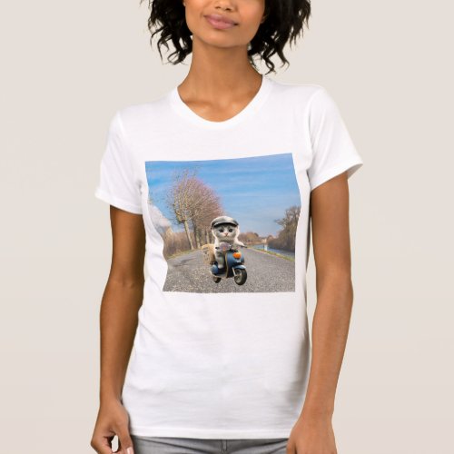 Mods Kitty Trendy Cat Lover Apparel Unique T_Shirt