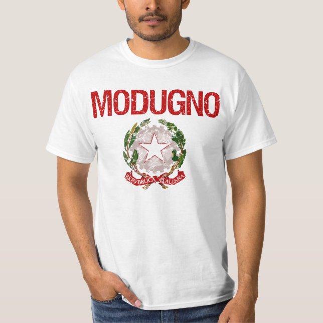 Modugno Italian Surname T-Shirt (Front)