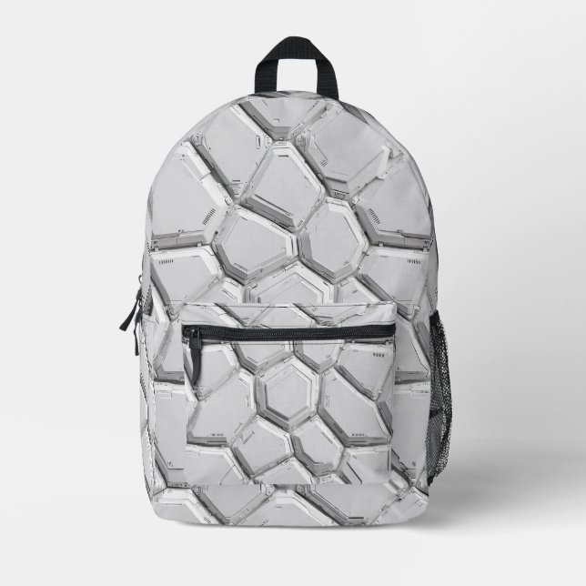  Modular Armor White Backpack (Front)