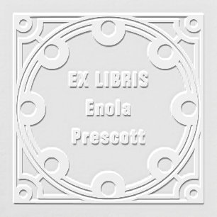 Modular Geometric Bookplate Embosser