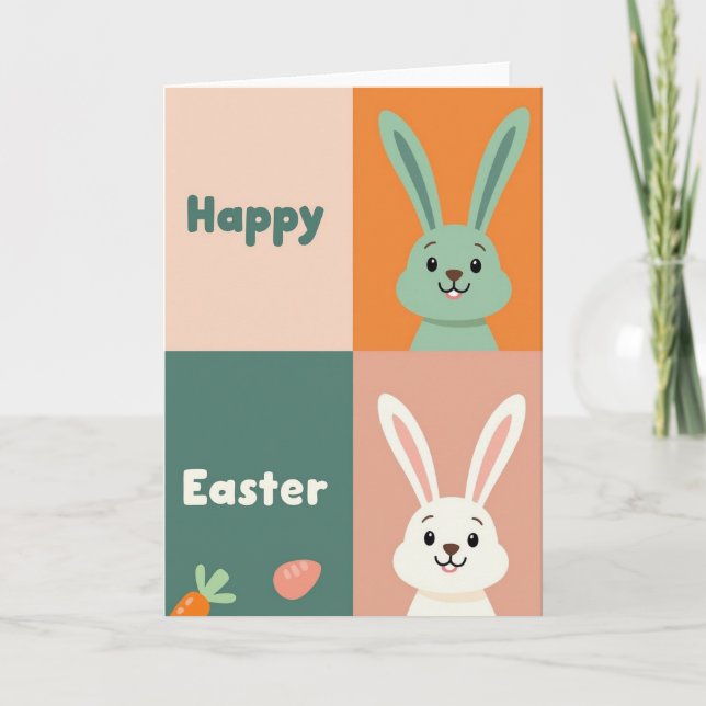 Modular Happy Easter Art Card (Front)