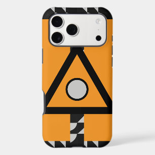 Modular Noir Echo Carrot Orange Accent Designer iPhone 17 Pro Max Case