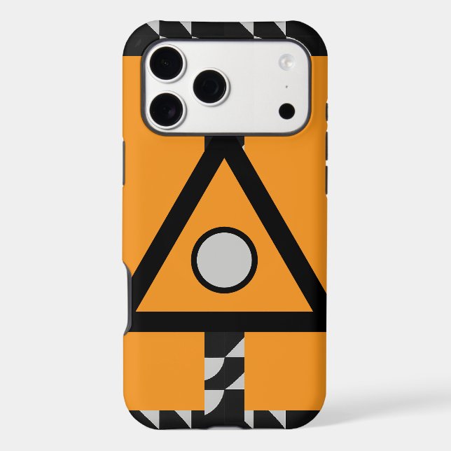 Modular Noir Echo Carrot Orange Accent Designer   Case-Mate iPhone Case (Back)