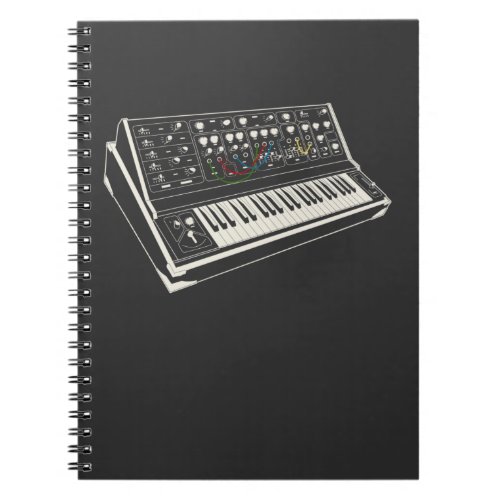 Modular Synthesizer Analog Retro Electronic Music Notebook