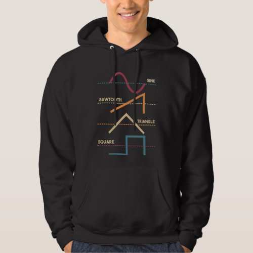 Modular Synthesizer Analog Waveform Hoodie