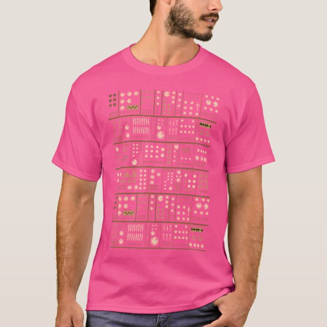 Modular Synthesizer Dj Musician Analog Synth T-Shirt (Front)