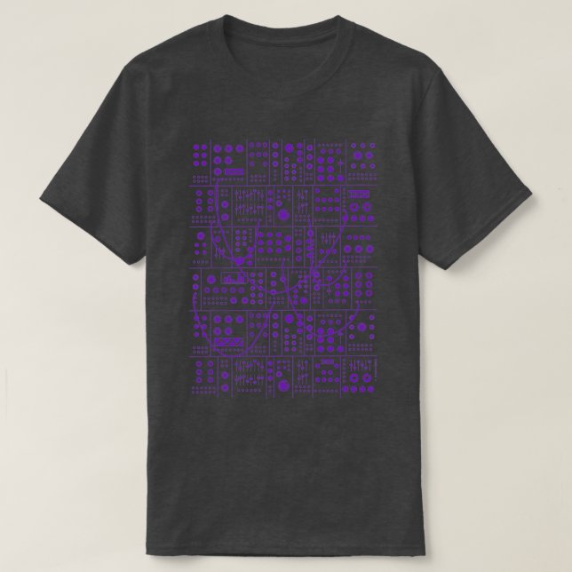Modular synthesizer eurorack synth  (3) T-Shirt (Design Front)
