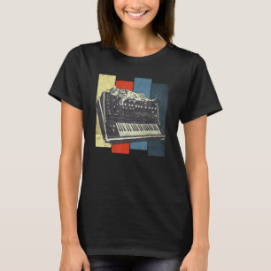 Modular Synthesizer Keyboard Techno Vintage Analog T-Shirt