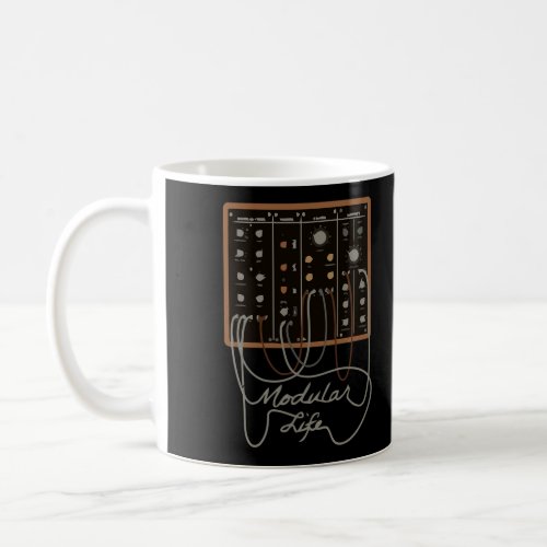 Modular Synthesizer Player And Electronic Musician Coffee Mug