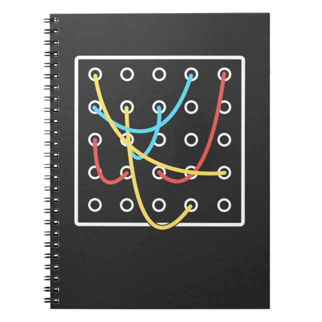 Modular Synthesizer Vintage Keyboard Analog Notebook (Front)