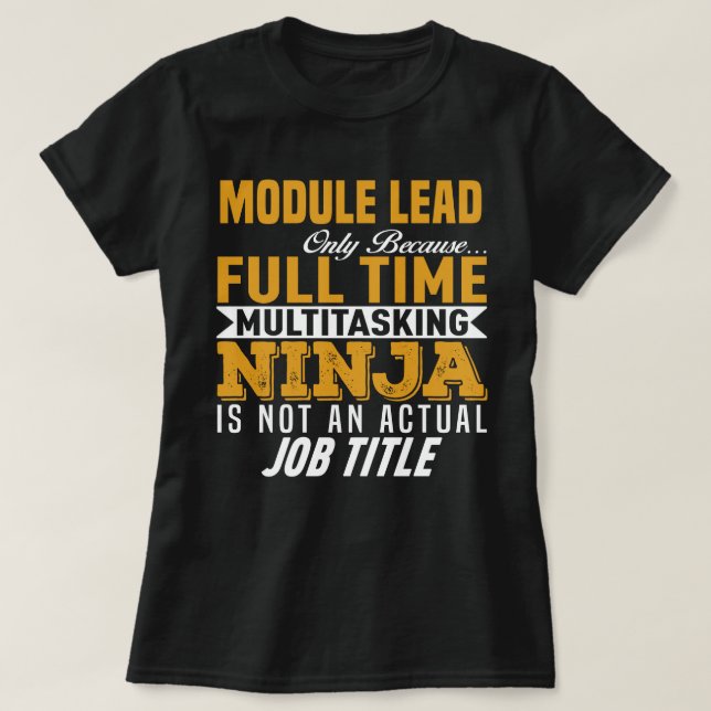 Module Lead T-Shirt (Design Front)