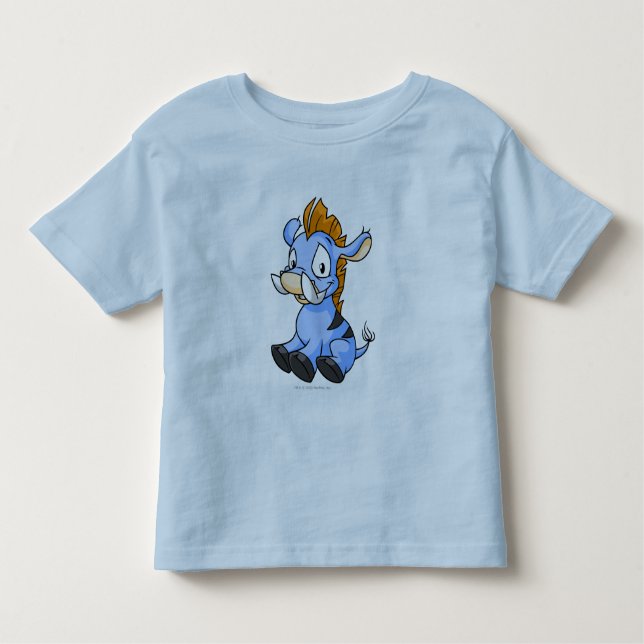 Moehog Blue Toddler T-shirt (Front)