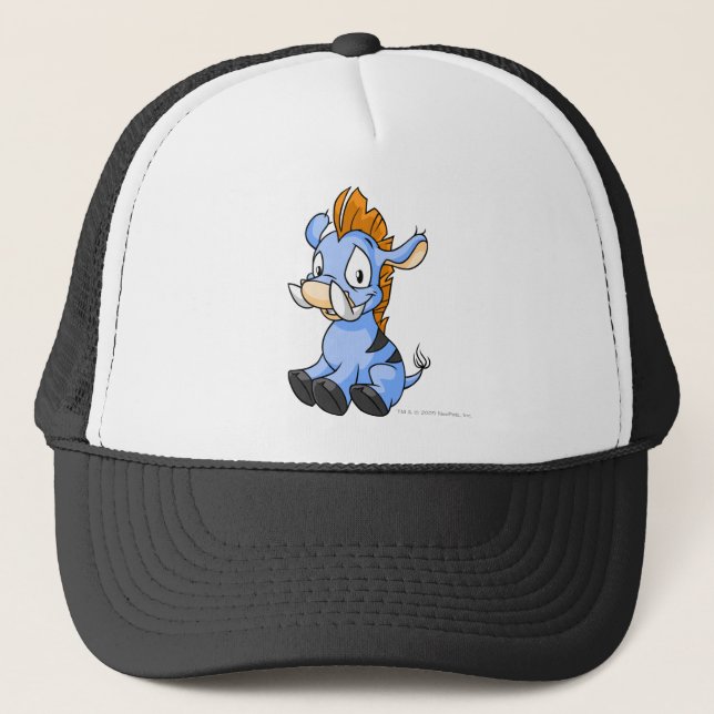 Moehog Blue Trucker Hat (Front)