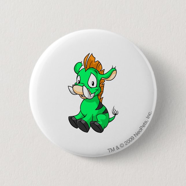 Moehog Green Button (Front)