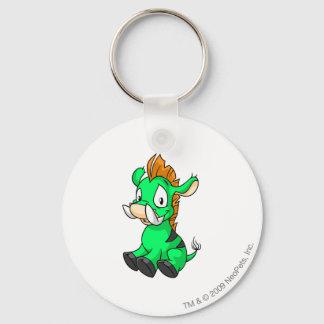 Moehog Green Keychain