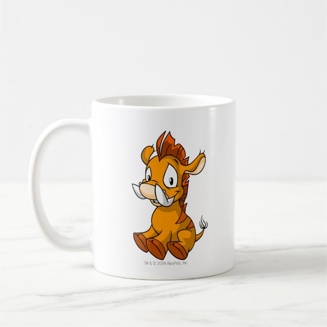 Moehog Orange Coffee Mug (Left)