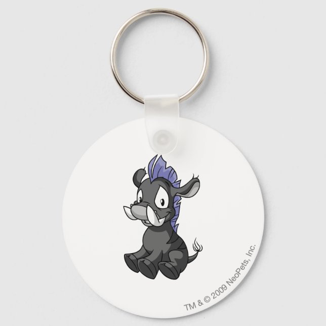 Moehog Shadow Keychain (Front)