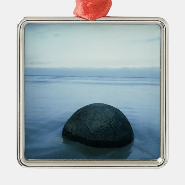 Moeraki Boulders Metal Ornament (Front)