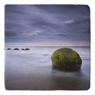 Moeraki Boulders Sunrise Seascape Trivet