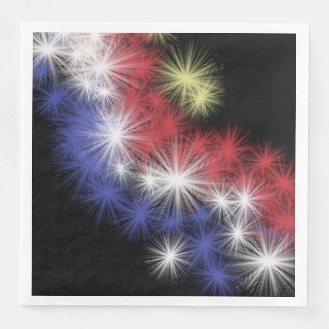 Moe's Fireworks Paper Napkin (Front)