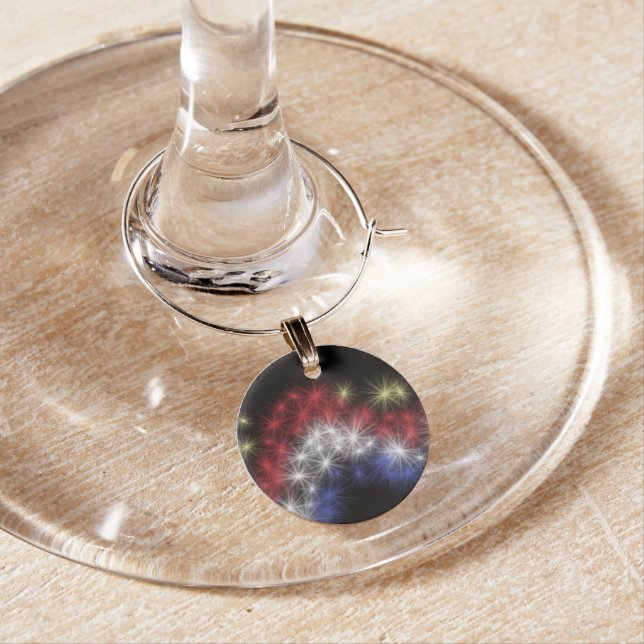 Moe's Fireworks Wine Charm (In Situ)