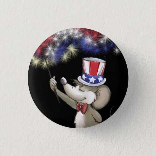 Moes Happy 4th Of July Night Celebration Portrait Button