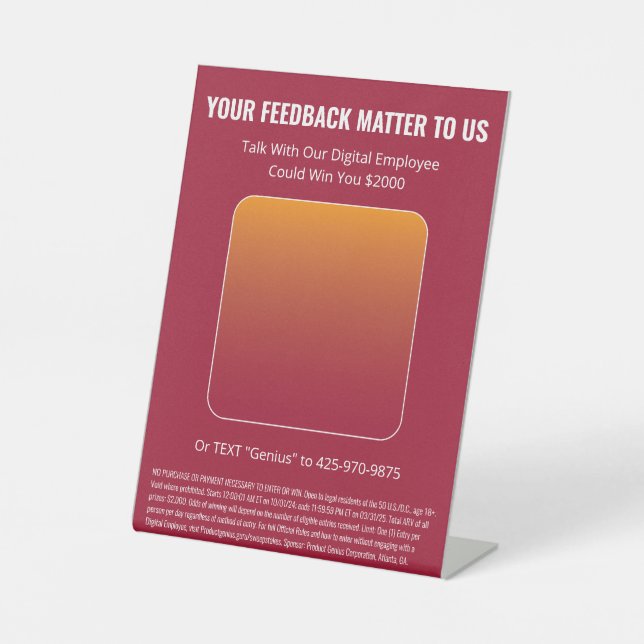 Moes Pedestal Sign (Front)