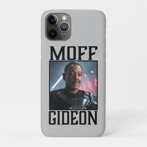 Moff Gideon Character Portrait iPhone 11 Pro Case