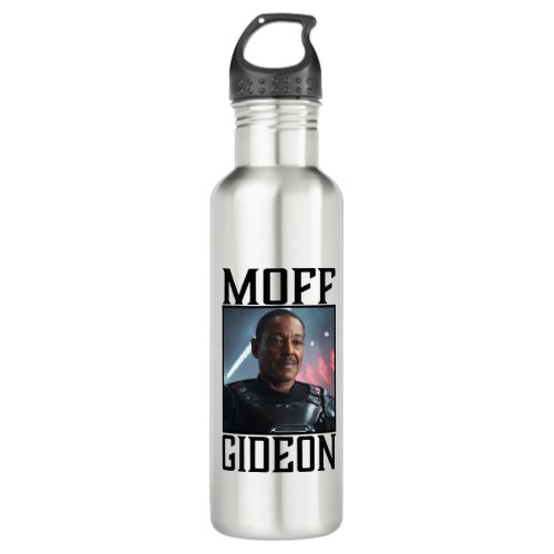 Moff Gideon Character Portrait Stainless Steel Water Bottle