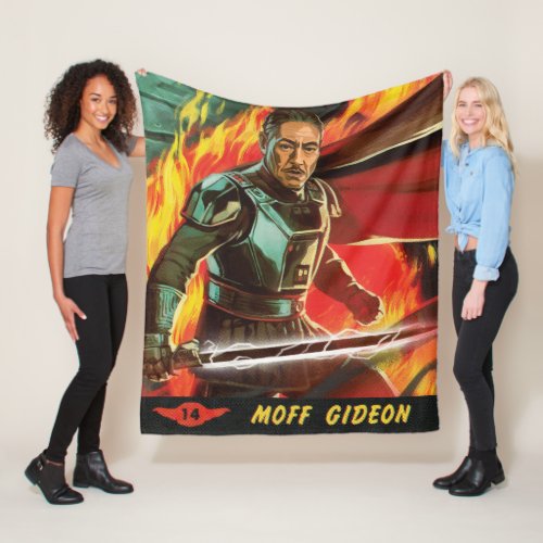 Moff Gideon Color Halftone Graphic Fleece Blanket