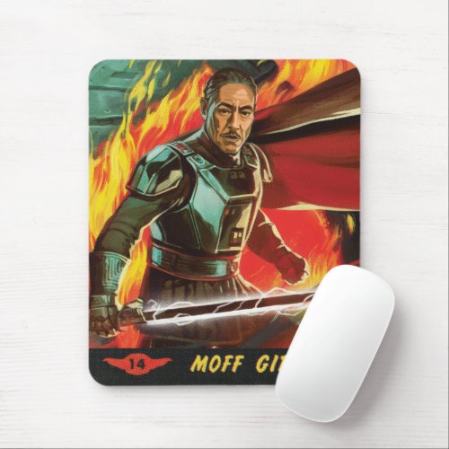 Moff Gideon Color Halftone Graphic Mouse Pad