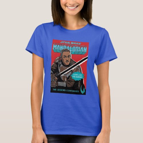 Moff Gideon Retro Comic Book Style Cover T_Shirt