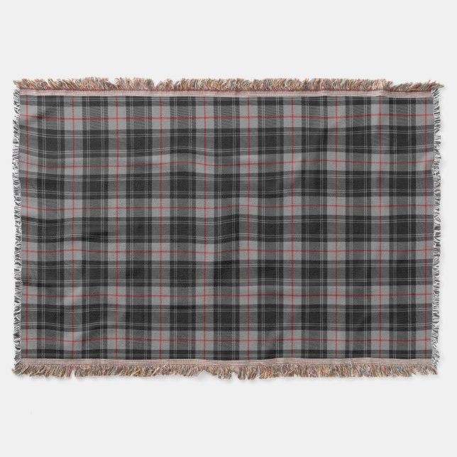 Moffat Tartan Print Throw Blanket (Front)