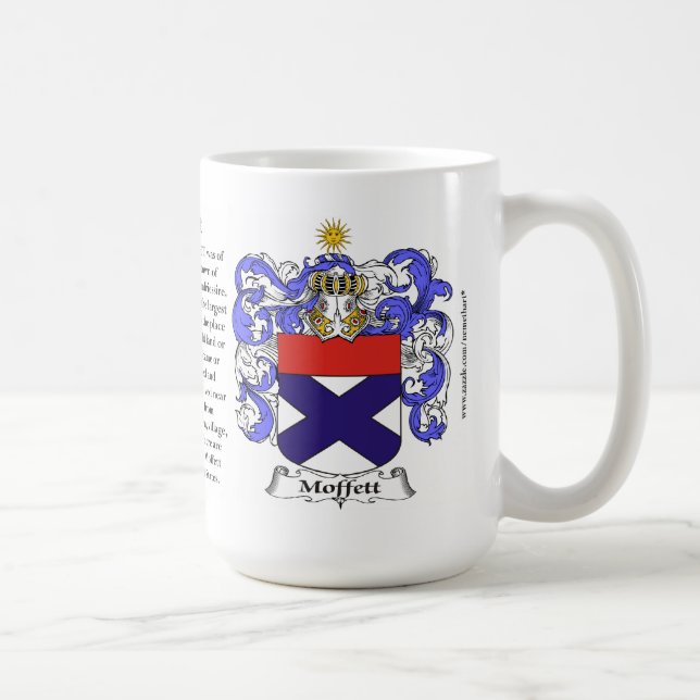 Moffett, the Origin, the Meaning and the Crest Coffee Mug (Right)