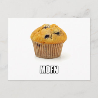 MOFN - Humorously misspelled Muffin Postcard